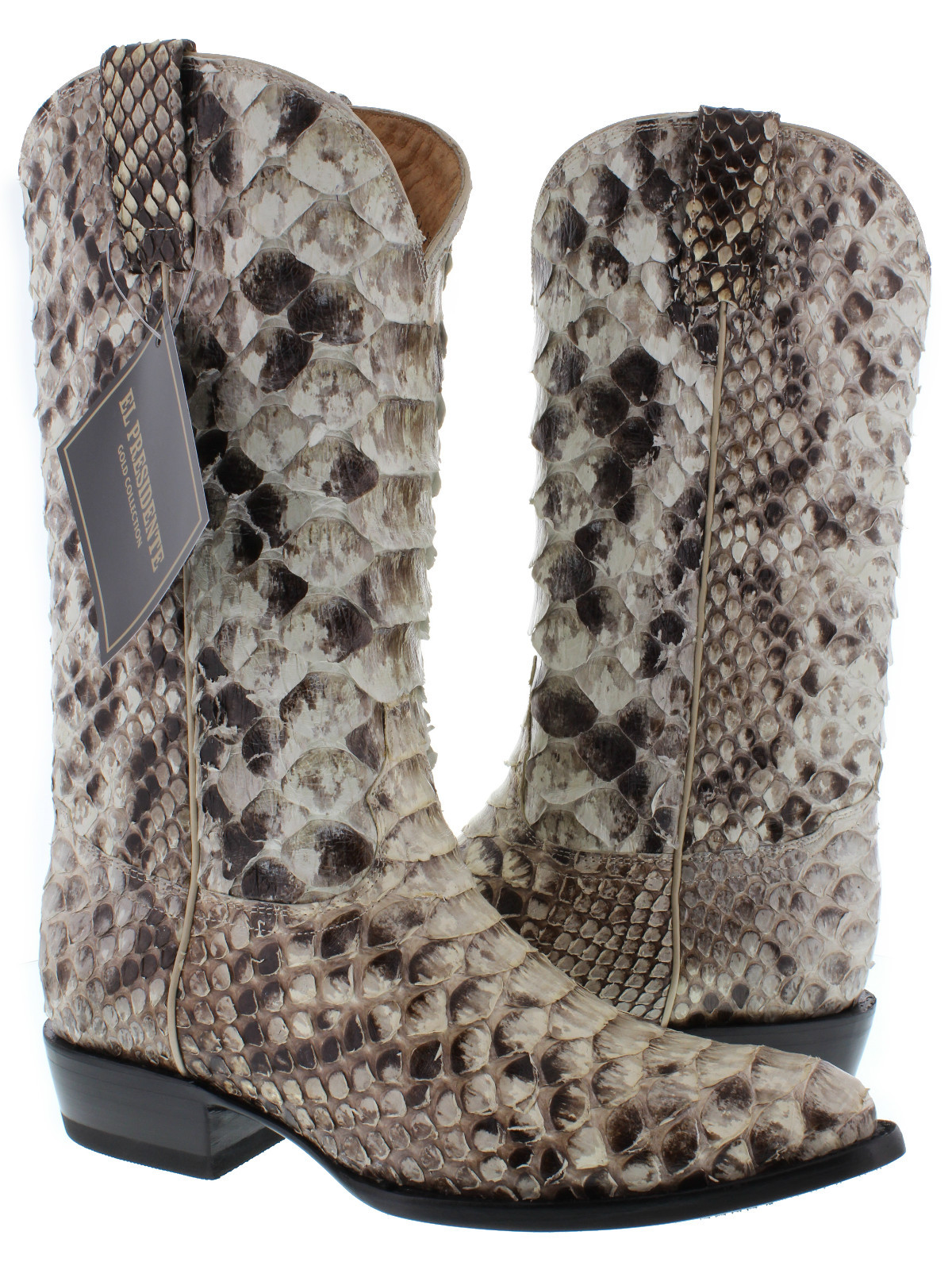 Ковбойские сапоги питон Sendra